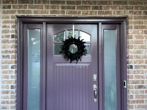 Black Halloween Feathers Wreath photo review