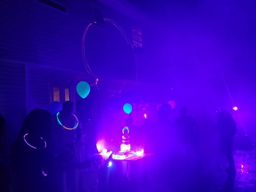 Blacklight Party Balloons That Glow In The Dark Under Blacklight photo review