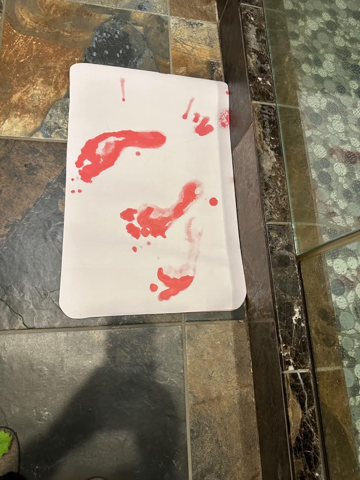 Bloody Color Changing Bath Mat photo review