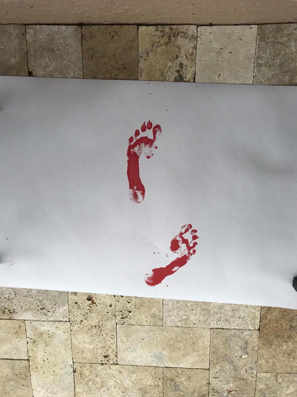 Bloody Color Changing Bath Mat photo review