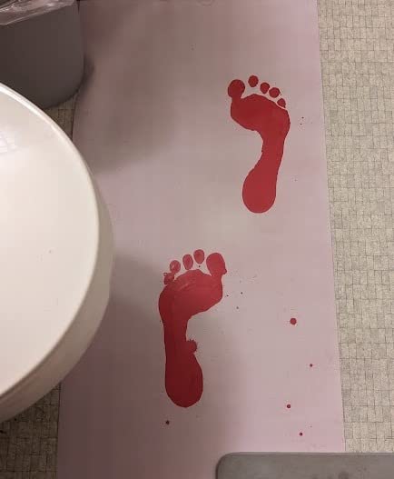 Bloody Color Changing Bath Mat photo review