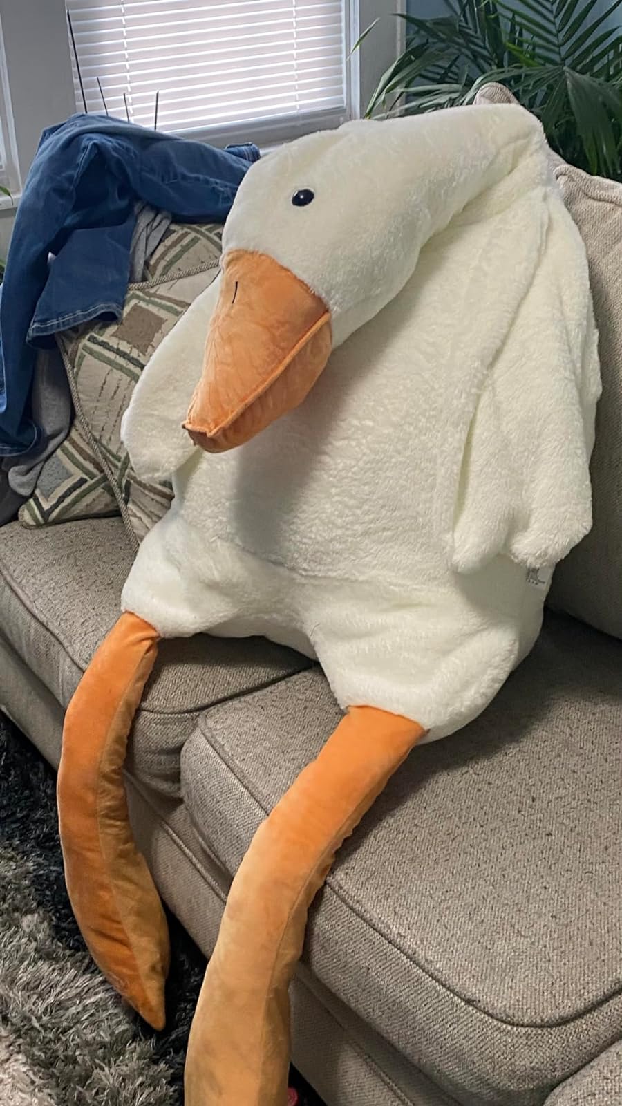 Bruce The Goose Giant Weighted Plush Toy photo review