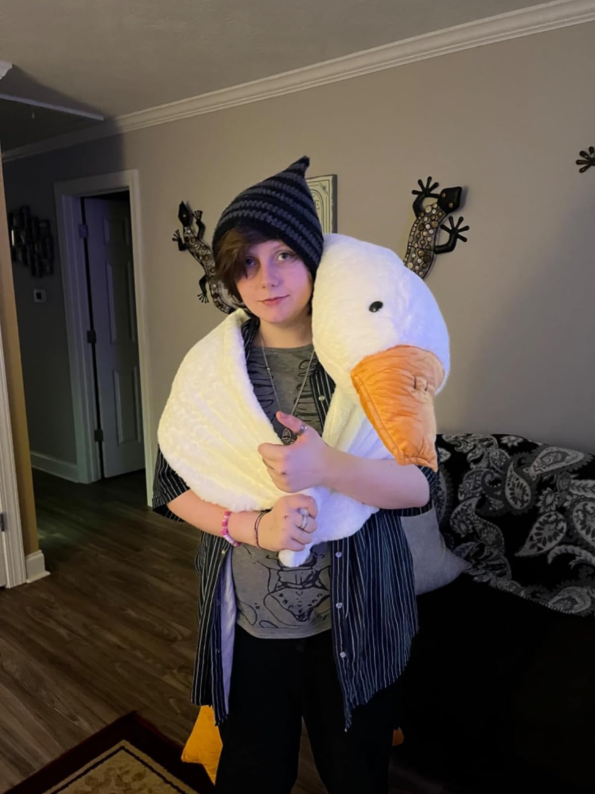 Bruce The Goose Giant Weighted Plush Toy photo review