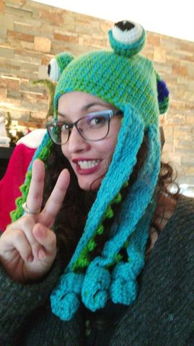 Christmas Crochet Octopus Hat photo review