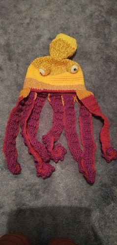 Christmas Crochet Octopus Hat photo review