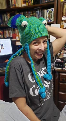 Christmas Crochet Octopus Hat photo review