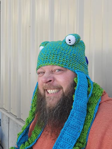 Christmas Crochet Octopus Hat photo review