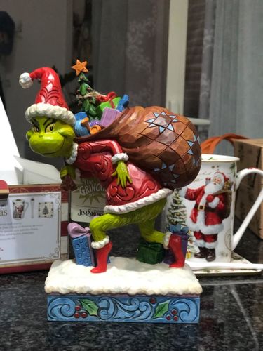 Christmas Grinch Eating Gnomes Outdoor Halloween Garden Decor photo review