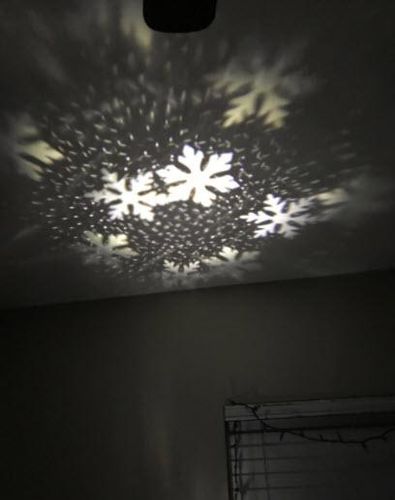 Christmas Tree Topper With Sflake Projector photo review