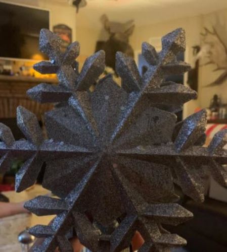 Christmas Tree Topper With Sflake Projector photo review