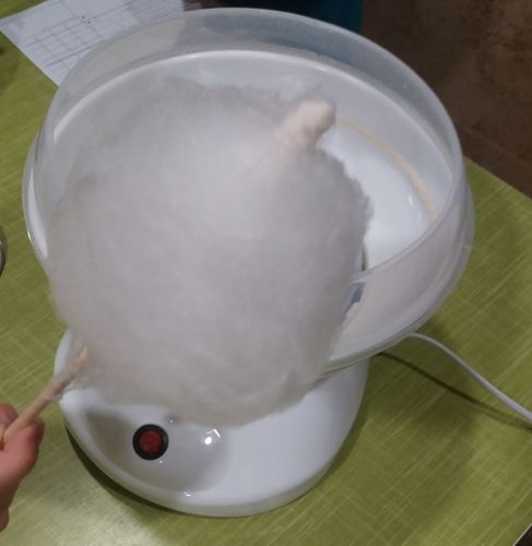 Cotton Candy Maker. Candy Floss Machine photo review