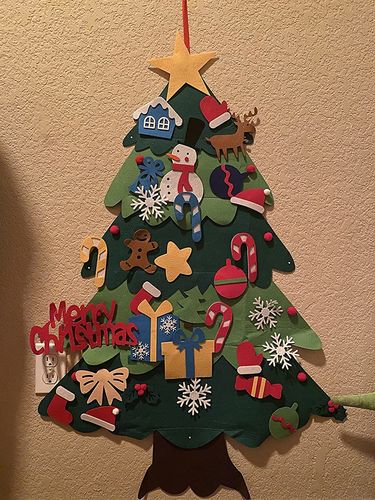 Diy Felt Christmas Tree Set photo review