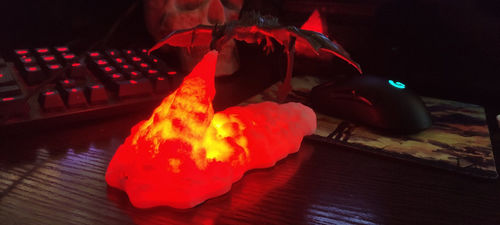 Dragon Night Light - 3D Printing Fire Breathing Dragon Lamp photo review