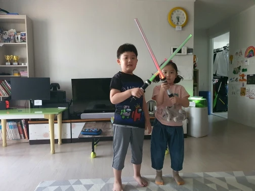 Dual Sided Light Saber Sword photo review