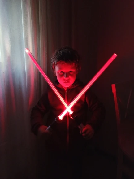 Dual Sided Light Saber Sword photo review