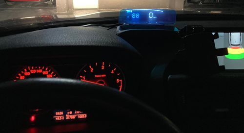 Eanop Hud Mirror 04 Car Head Up Display Obd2 Windshield Speed Projector Security Alarm Water photo review