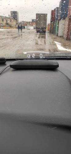 Eanop Hud Mirror 04 Auto Head Up Display Obd2 Windschutzscheibe Geschwindigkeit Projektor Sicherheit Alarm Wasser photo review