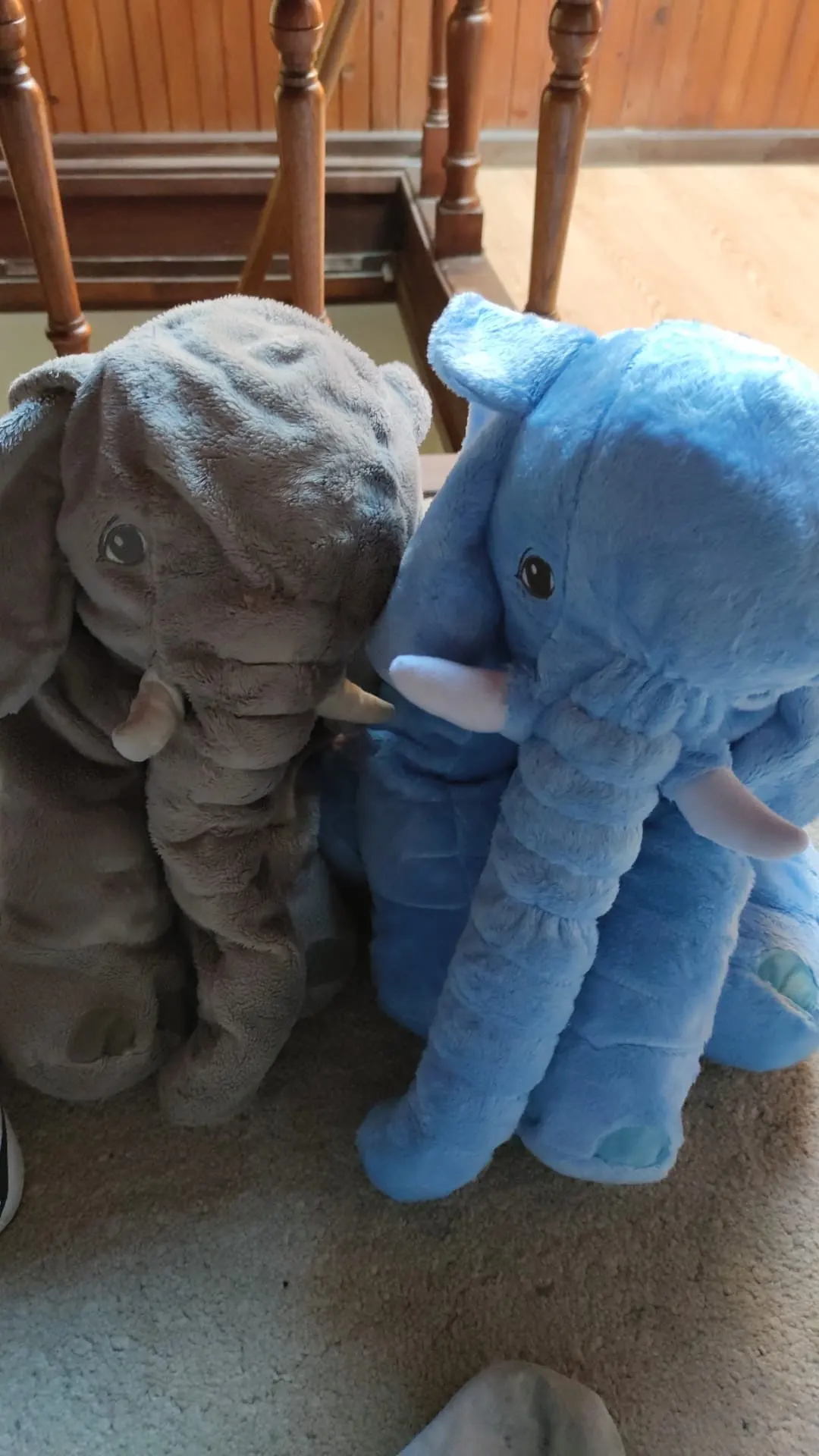 Elephant Stuffed Animal Plush Toy Baby Pillow photo review