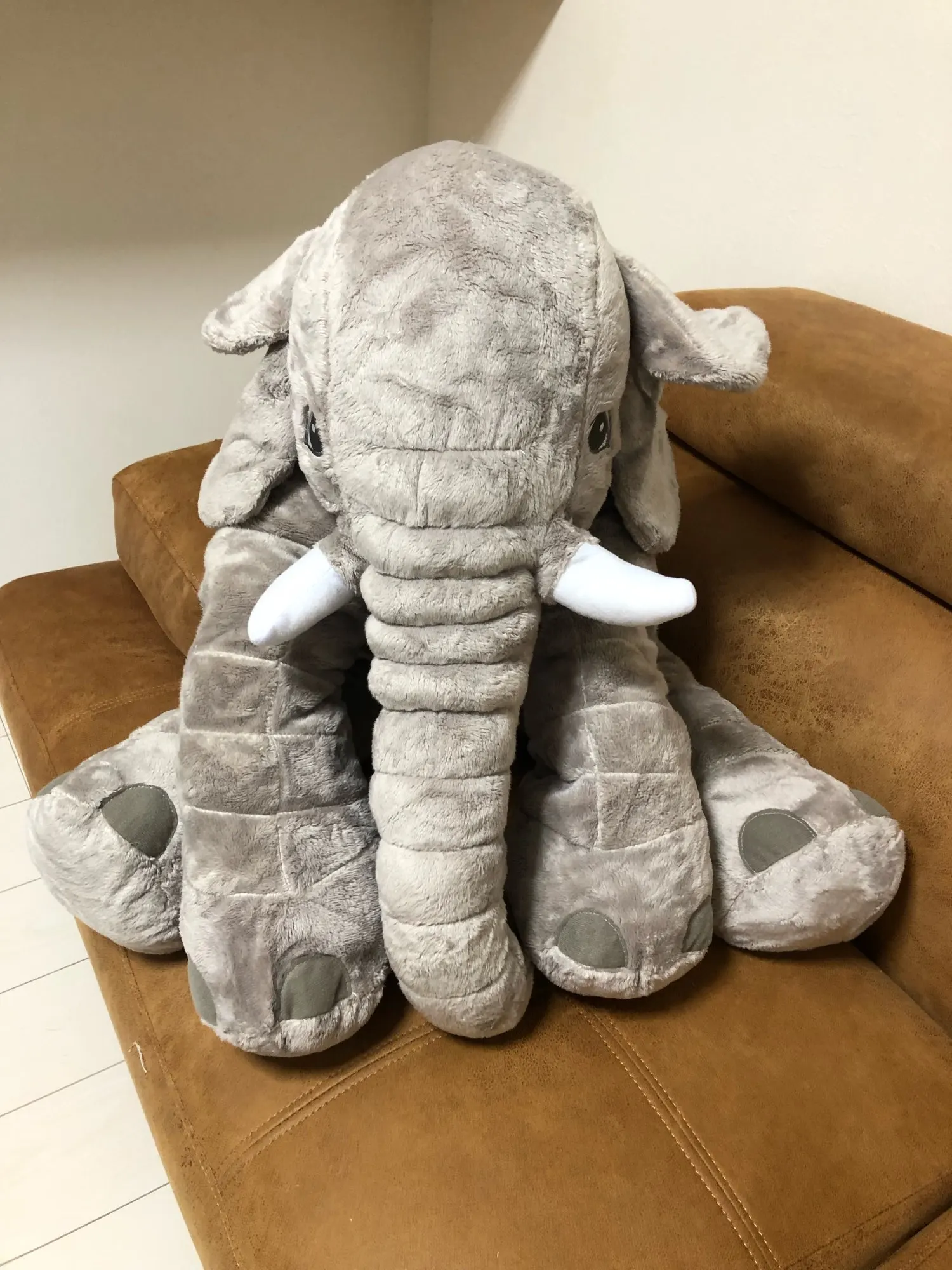 Elephant Stuffed Animal Plush Toy Baby Pillow photo review