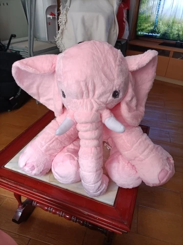 Elephant Stuffed Animal Plush Toy Baby Pillow photo review