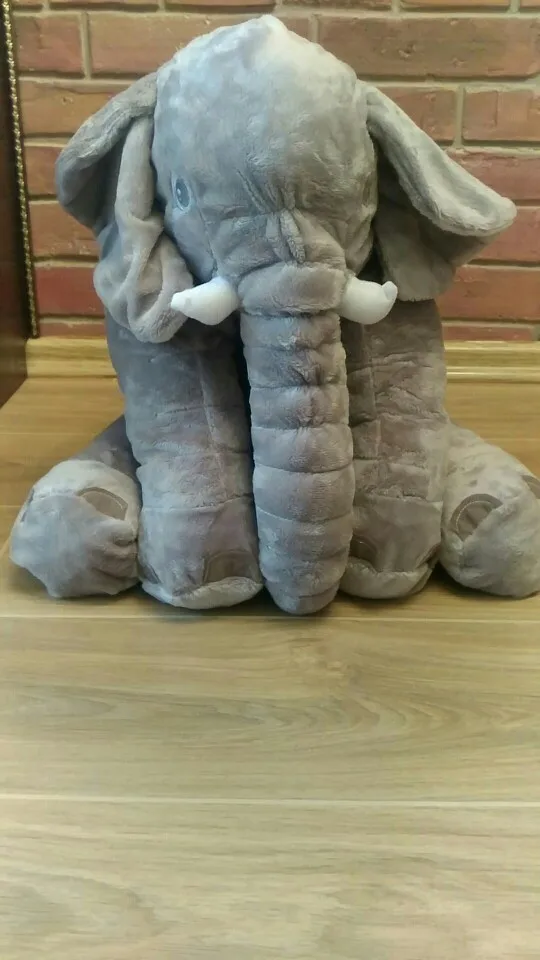 Elephant Stuffed Animal Plush Toy Baby Pillow photo review