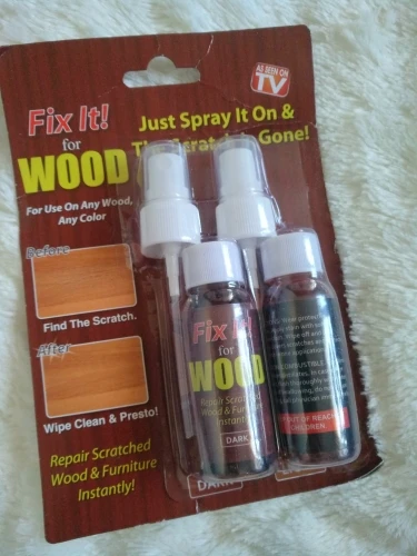 Fix It Wood Scratch Repair Spray photo review