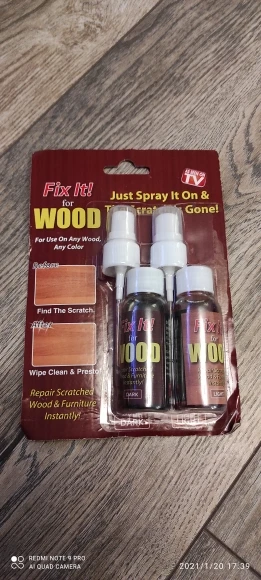 Fix It Wood Scratch Repair Spray photo review