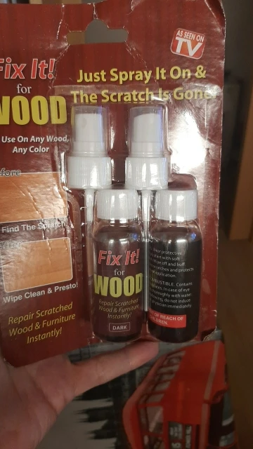 Fix It Wood Scratch Repair Spray photo review