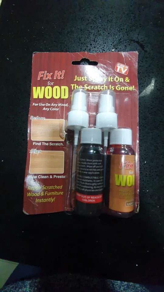 Fix It Wood Scratch Repair Spray photo review