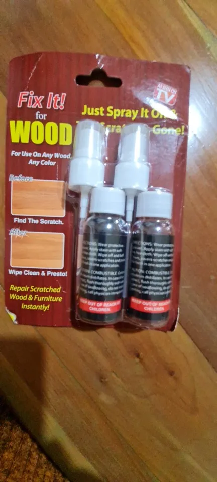 Fix It Wood Scratch Repair Spray photo review