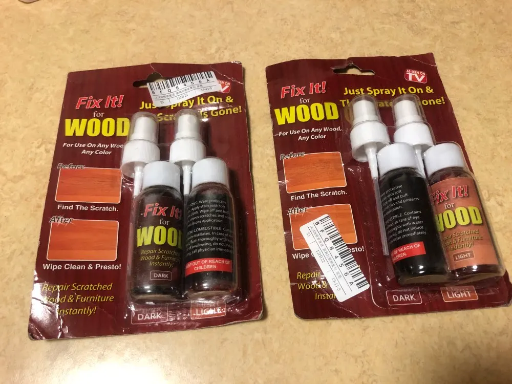 Fix It Wood Scratch Repair Spray photo review