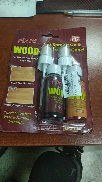 Fix It Wood Scratch Repair Spray photo review