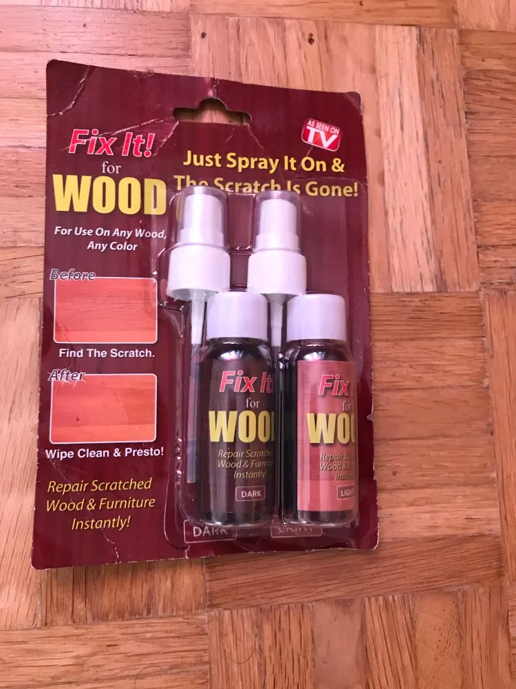 Fix It Wood Scratch Repair Spray photo review