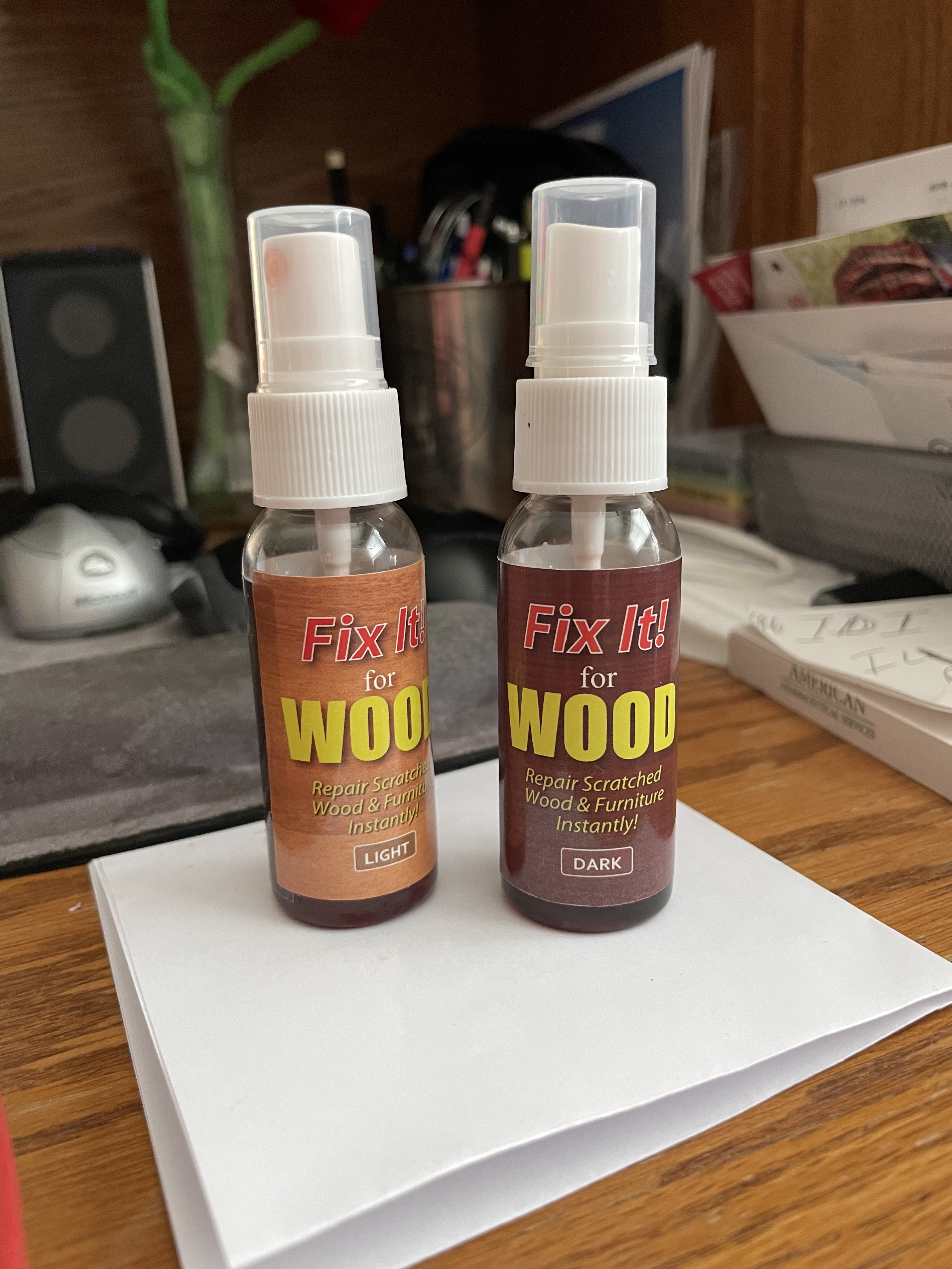 Fix It Wood Scratch Repair Spray photo review