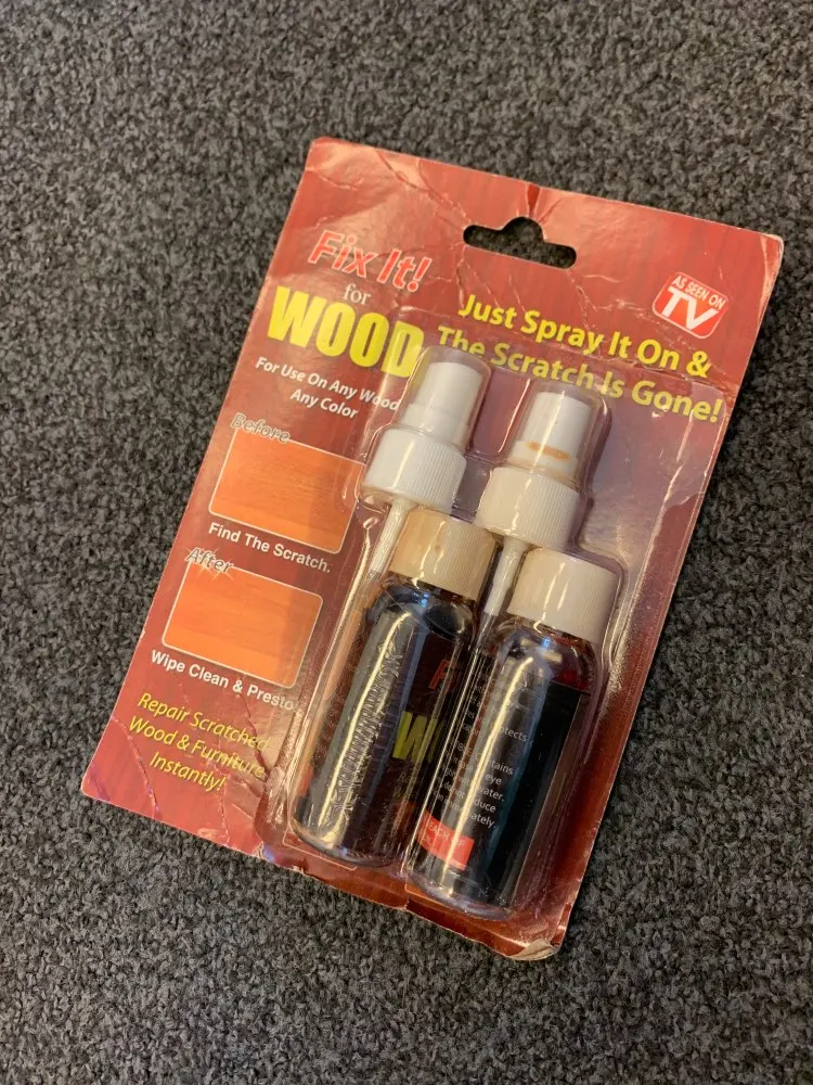 Fix It Wood Scratch Repair Spray photo review