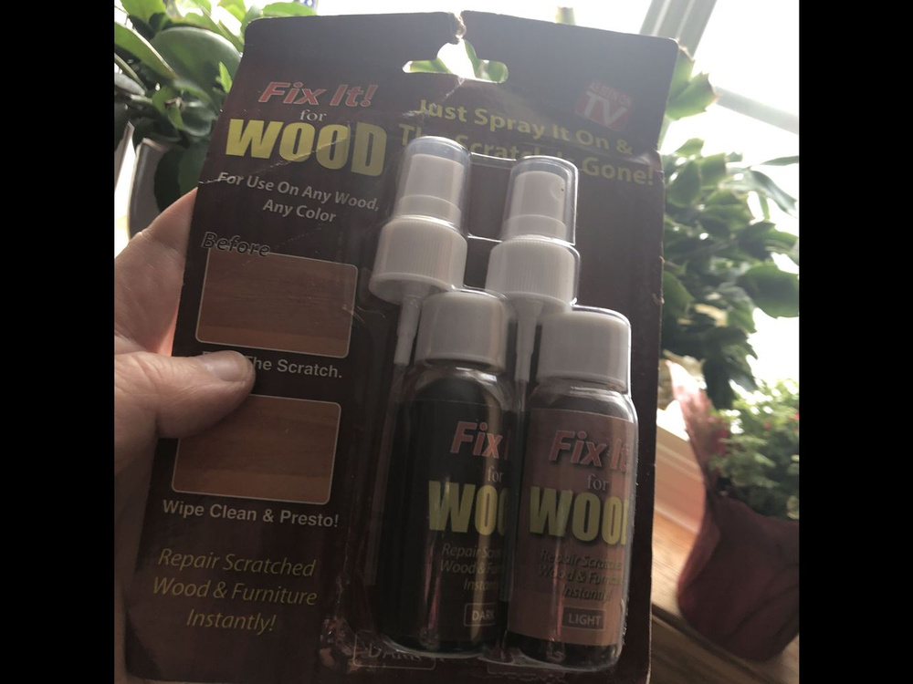 Fix It Wood Scratch Repair Spray photo review