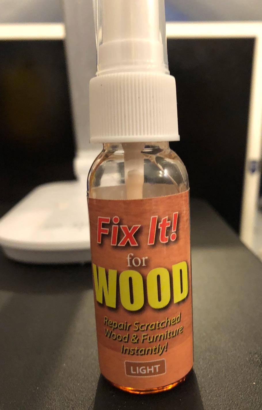 Fix It Wood Scratch Repair Spray photo review