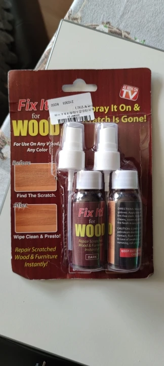 Fix It Wood Scratch Repair Spray photo review