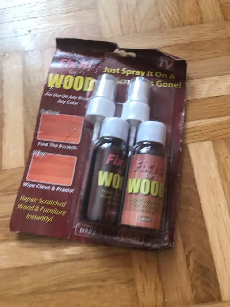 Fix It Wood Scratch Repair Spray photo review