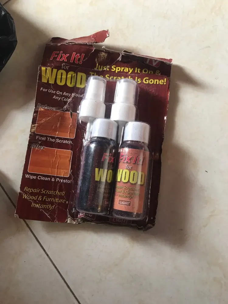 Fix It Wood Scratch Repair Spray photo review