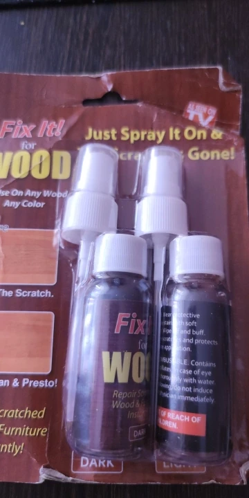 Fix It Wood Scratch Repair Spray photo review