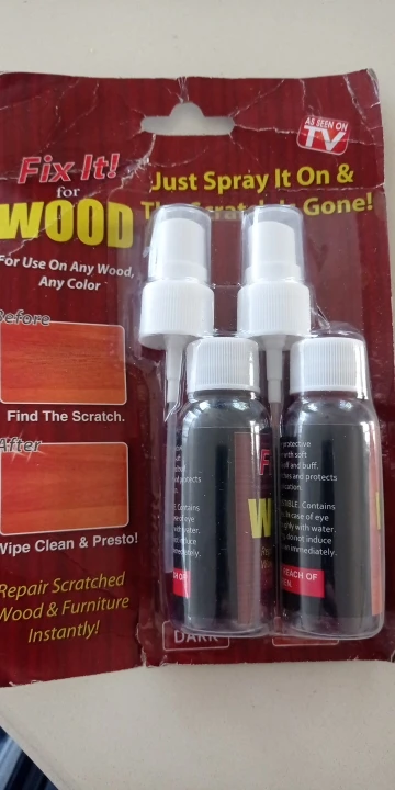 Fix It Wood Scratch Repair Spray photo review