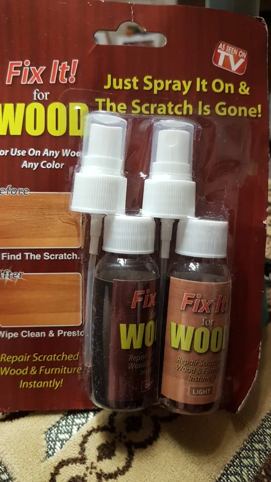 Fix It Wood Scratch Repair Spray photo review