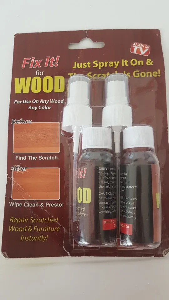 Fix It Wood Scratch Repair Spray photo review