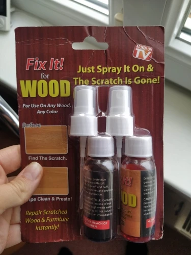 Fix It Wood Scratch Repair Spray photo review