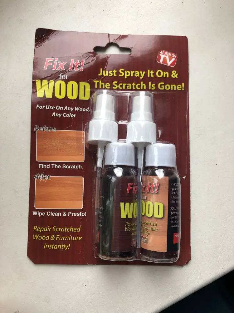 Fix It Wood Scratch Repair Spray photo review