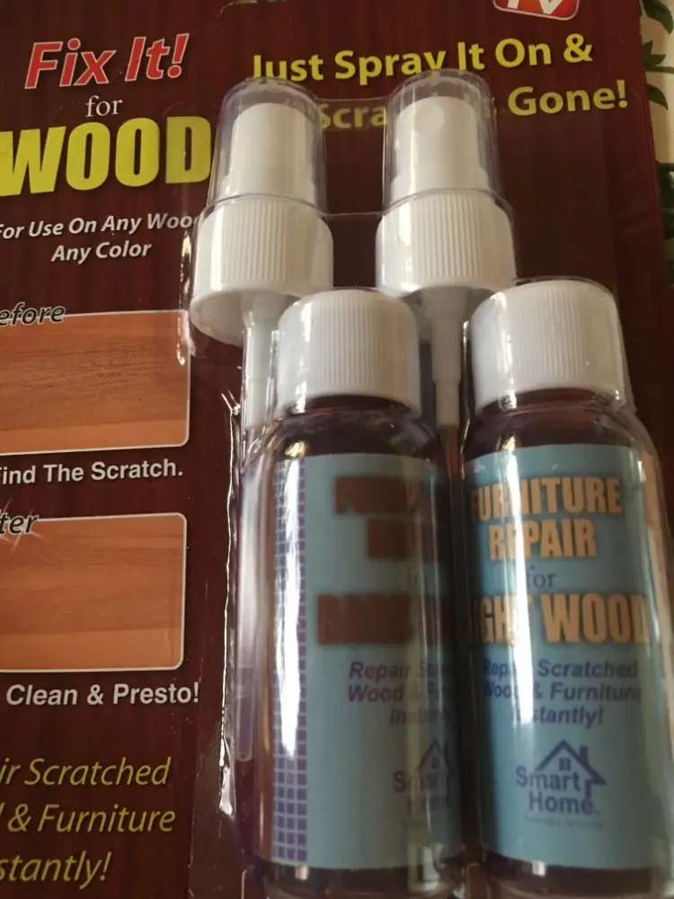 Fix It Wood Scratch Repair Spray photo review