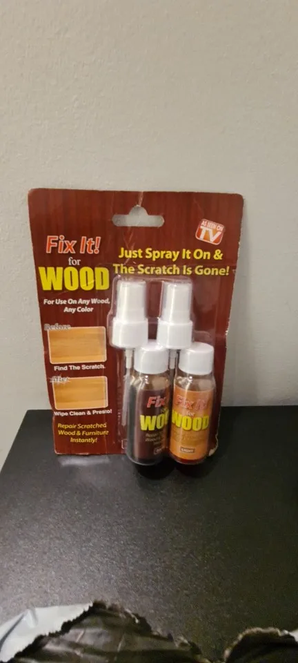 Fix It Wood Scratch Repair Spray photo review