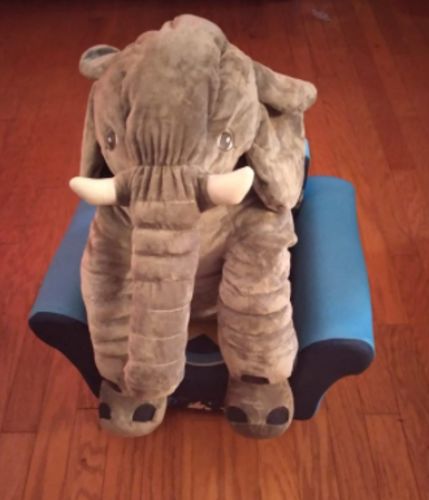 Giant Elephant Plush Toy Baby Pillow photo review