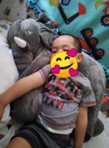 Giant Elephant Plush Toy Baby Pillow photo review